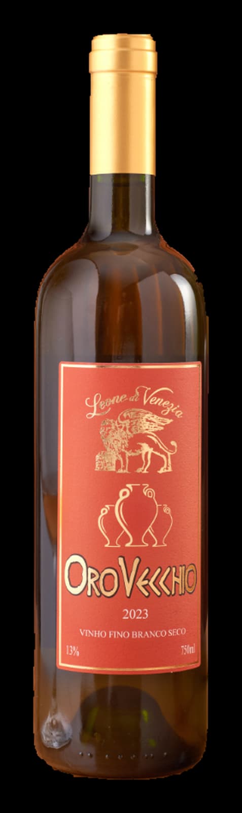 Garrafa de Leone di Venezia Oro Vecchio Laranja