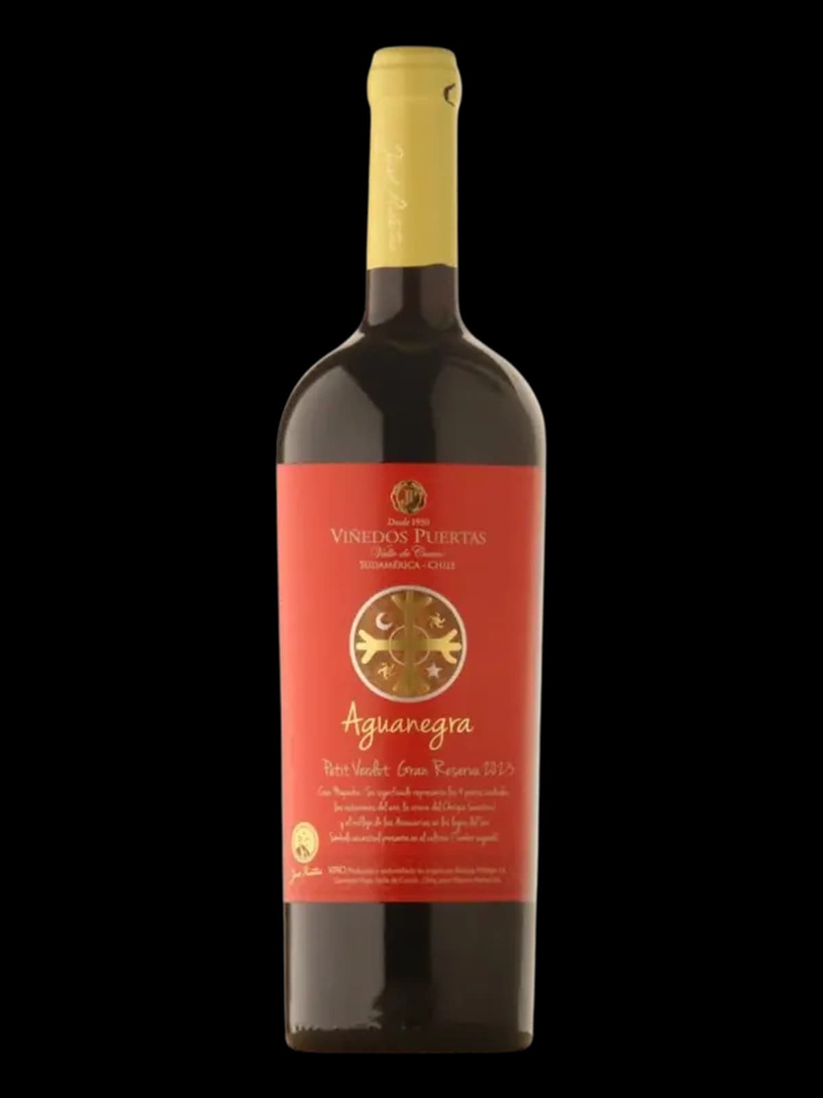 Garrafa de Aguanegra Gran Reserva Petit Verdot 2022