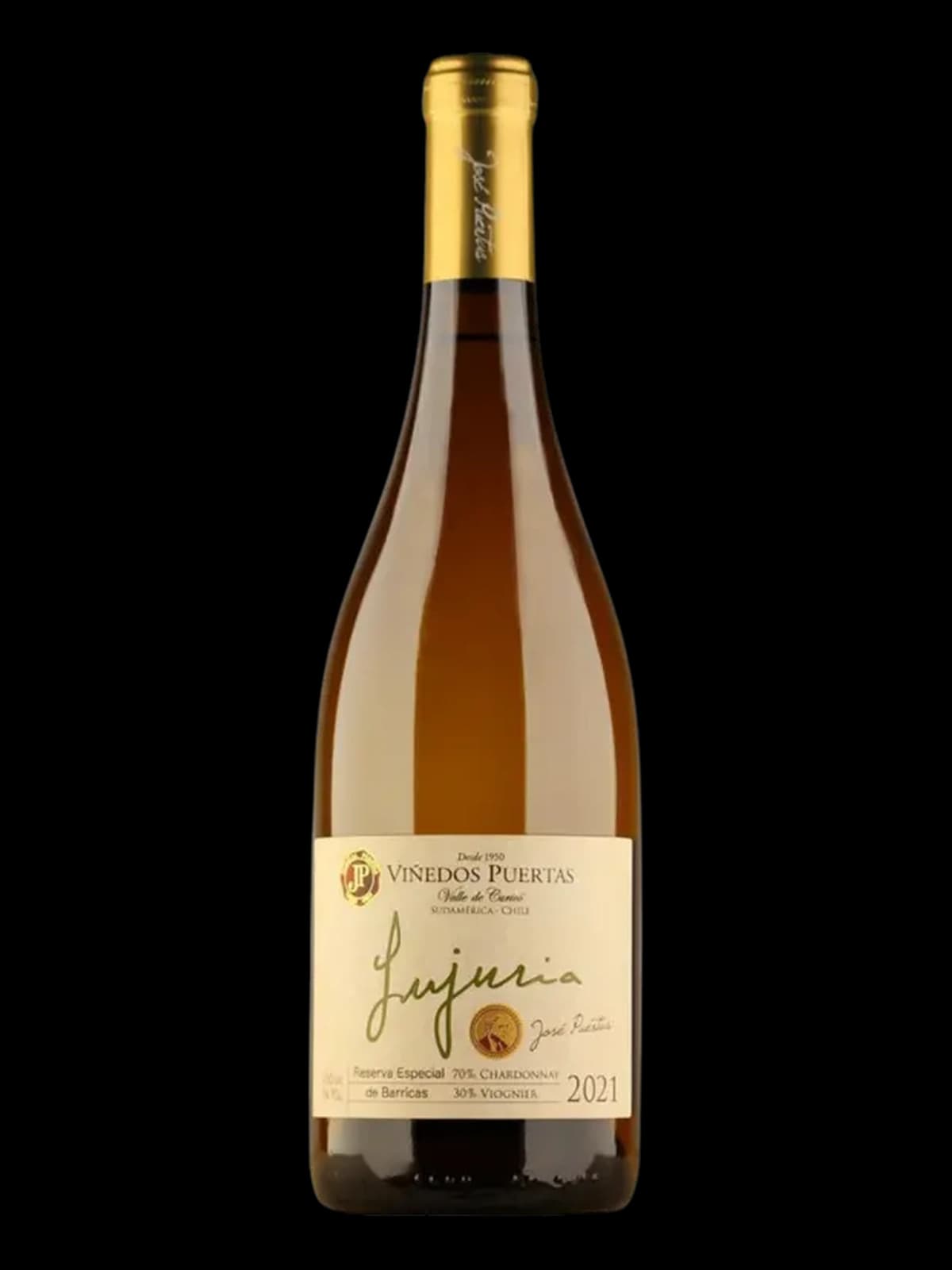 Garrafa de Lujuria Chardonnay–Viognier 2021