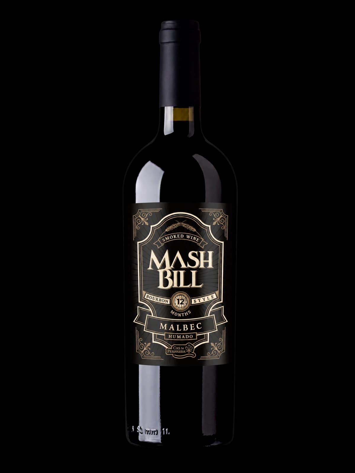 Garrafa de Mash Bill Smoked Wine Malbec